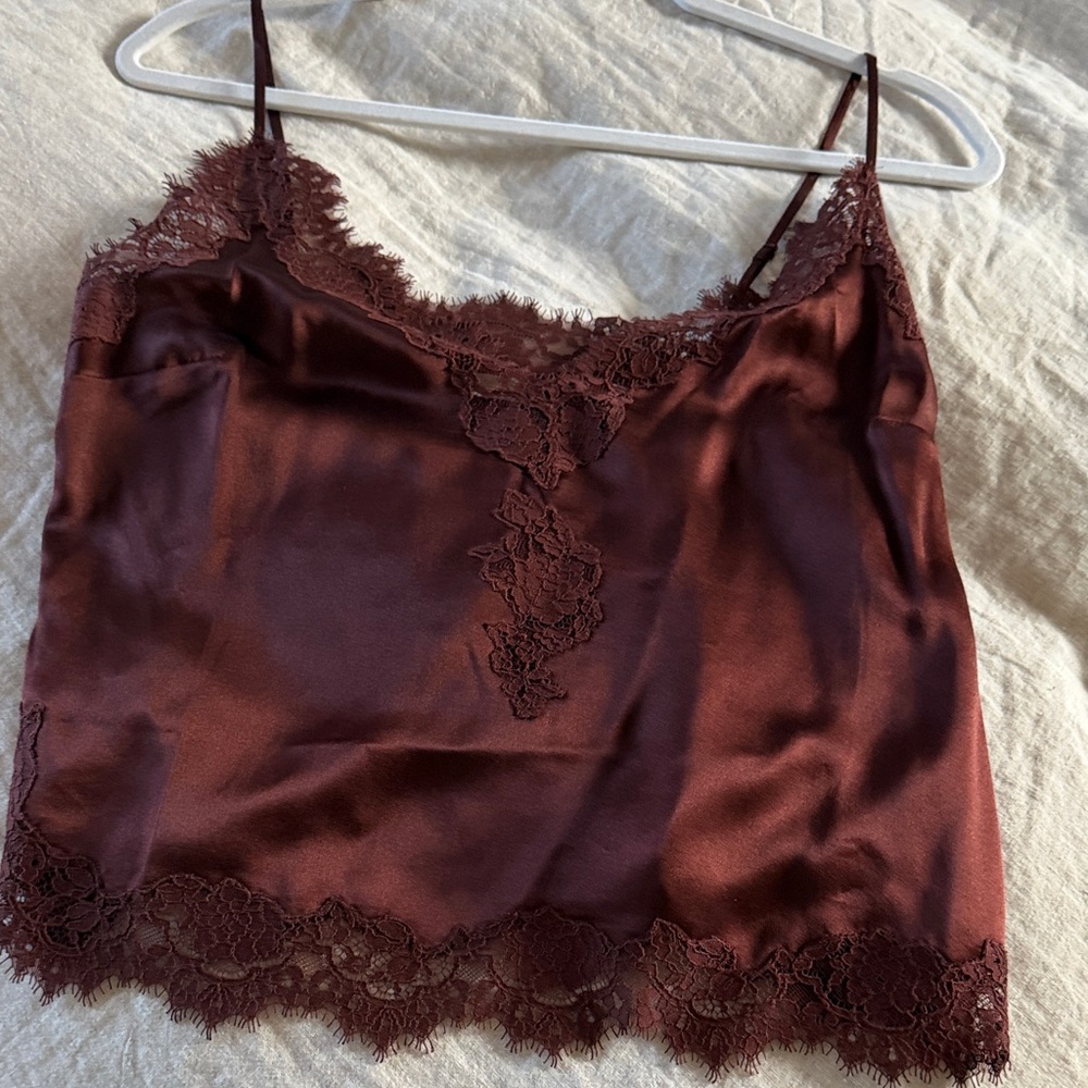 Lace Trim Satin Camisole doen 
New never worn 
Bought from net a porter